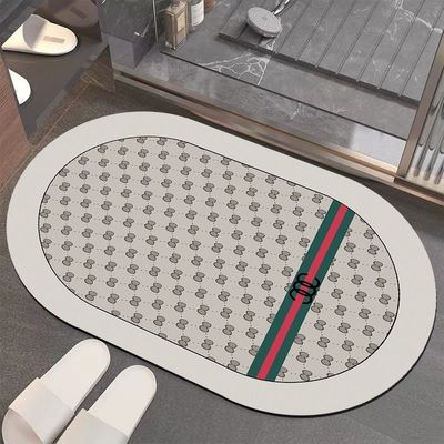 Color personalizado de baño antideslizante alfombra de alfombra de PVC resistente a manchas