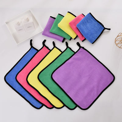 Toalla de lavado de coches Coral de terciopelo de limpieza de absorción Ropa de microfibra Toalla de coches personalizada 30 * 30cm