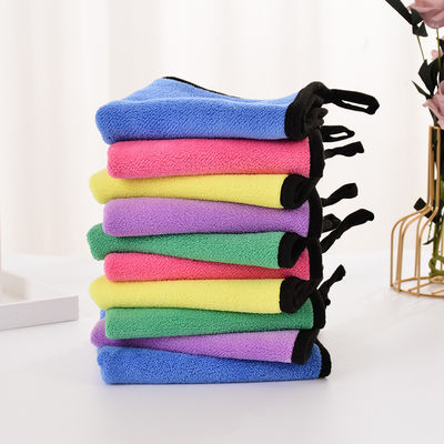 Toalla de lavado de coches Coral de terciopelo de limpieza de absorción Ropa de microfibra Toalla de coches personalizada 30 * 30cm