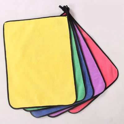 Material de microfibra para toallas de cocina rectangulares absorbientes y no derramantes