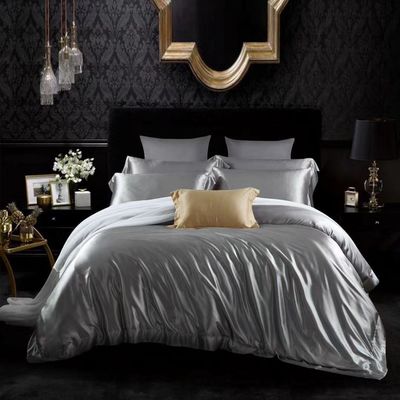 100% Pure Comforter Sets ropa de cama lujoso Set de edredón de seda para el estilo europeo y americano