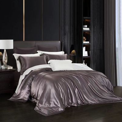 100% Pure Comforter Sets ropa de cama lujoso Set de edredón de seda para el estilo europeo y americano