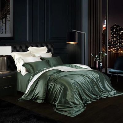 100% Pure Comforter Sets ropa de cama lujoso Set de edredón de seda para el estilo europeo y americano