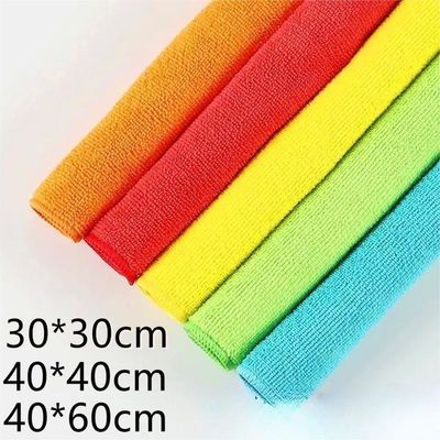 Ropa de lavado de microfibra absorvente y blanda Envase personalizado Logotipo Rectángulo