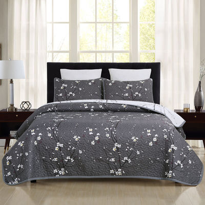 100% de poliéster con set de ropa de cama de 3 piezas con mantel y sábanas