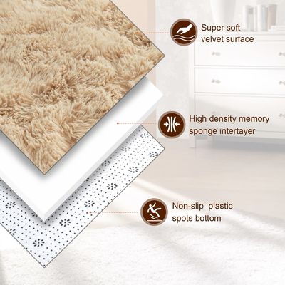 2024 Alfombras esponjosas para niños habitación dormitorio guardería acolchado y logotipo logotipo personalizado