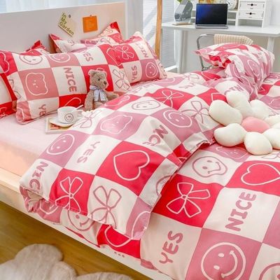 Moderno estilo atractivo Set de ropa de cama de edredón con densidad de tejido anti-mito de polvo 173*118