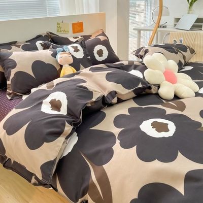 Moderno estilo atractivo Set de ropa de cama de edredón con densidad de tejido anti-mito de polvo 173*118