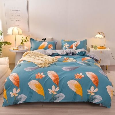 Moderno estilo atractivo Set de ropa de cama de edredón con densidad de tejido anti-mito de polvo 173*118