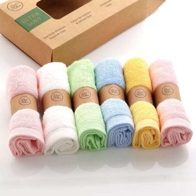 Toalla de toalla de lavado para bebés de algodón mezclado para niños súper suaves y absorbentes