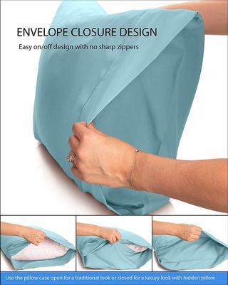 Crear un dormitorio acogedor con suave 1800tc algodón egipcio hogar 6 piezas de color sólido ropa de cama