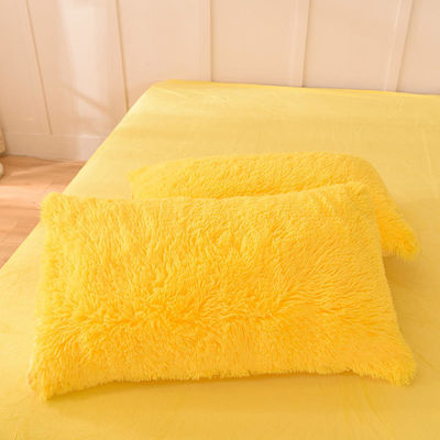 128x68 Densidad de tejido Mink piel terciopelo esponjoso ropa de cama de peluche conjunto de 4 piezas color arco iris