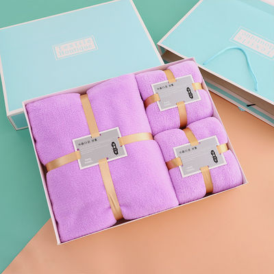 Cuero de coral grueso suave y absorbente para el baño de cara Toalla de microfibra para el hogar Hotel Spa Ect