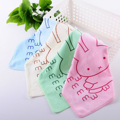 Toalla de limpieza para niños de microfibra de cocina 25*25cm Toalla de limpieza suave absorbente para niños