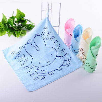 Toalla de limpieza para niños de microfibra de cocina 25*25cm Toalla de limpieza suave absorbente para niños