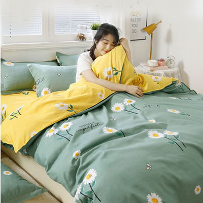 Consolador de conjunto personalizado de hojas amigables con la piel de conjunto de ropa de cama King Size Diseñador de ropa de cama de conjunto