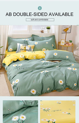Consolador de conjunto personalizado de hojas amigables con la piel de conjunto de ropa de cama King Size Diseñador de ropa de cama de conjunto