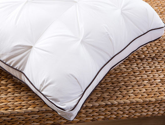 Núcleo de almohada de algodón de seda tridimensional para protección del cuello de alta resistencia del hotel