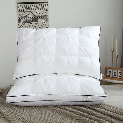 Núcleo de almohada de algodón de seda tridimensional para protección del cuello de alta resistencia del hotel