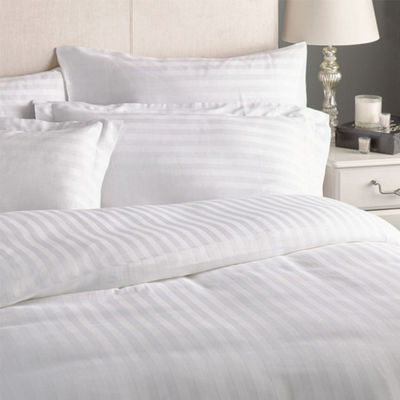 Diseños aleatorios colchas confortable cama de hotel ropa de cama con 40 cuenta de tejido de algodón