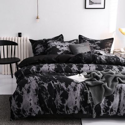 Confort y estilo personalizados Logotipo personalizado King Set de ropa de cama para diseñadores de moda modernos