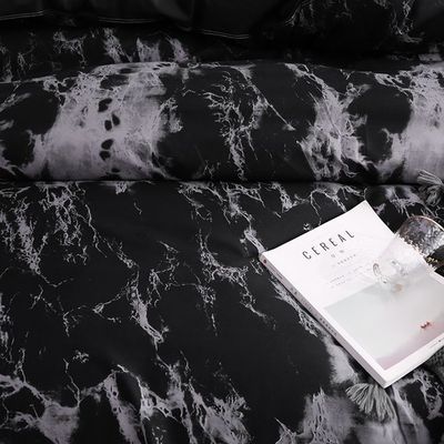 Confort y estilo personalizados Logotipo personalizado King Set de ropa de cama para diseñadores de moda modernos