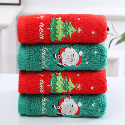 Toallas de Navidad para todas las edades Toallas faciales de algodón puro en 2 cajas de regalo para regalos y todas las edades