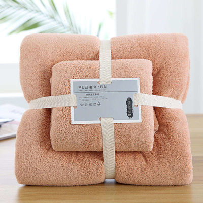 Super absorbente Hipoalergénico Rectángulo Vello de Coral Toalla de Baño de Microfibra para Regalo