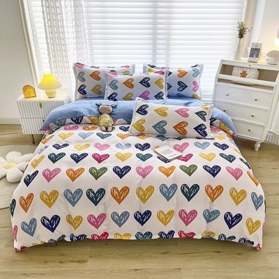 40S Cuenta de tejido 200TC Cuenta de hilos Super King Set de ropa de cama impresa Diseños de cubierta de lujo