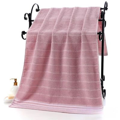 Toallita de baño de pecho para adultos de 70*140cm de algodón de secciones múltiples y absorvente oscuro para hombres y mujeres