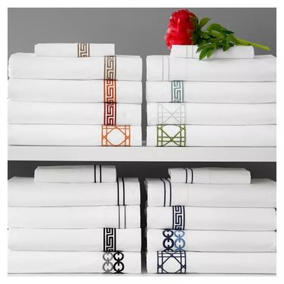 Nantong lujoso set de ropa de cama de edredón con costuras bordadas cubiertas para cama de tamaño king