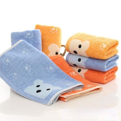 Hotel y necesidad de viaje Toalla de fibra de bambú con adorable diseño de dibujos animados de animales