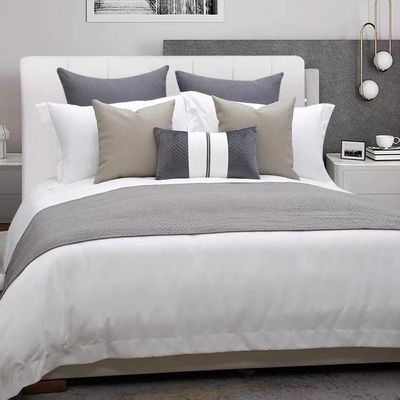 Set de ropa de cama de lujo con impresión de flores para cama de tamaño queen 7 piezas