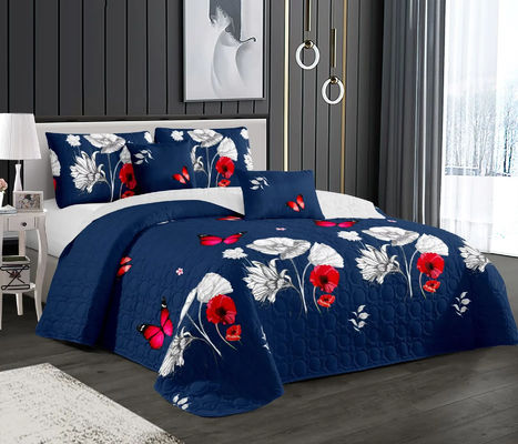Set de ropa de cama de cama de uso doméstico personalizado con tecnología de costura ultrasónica