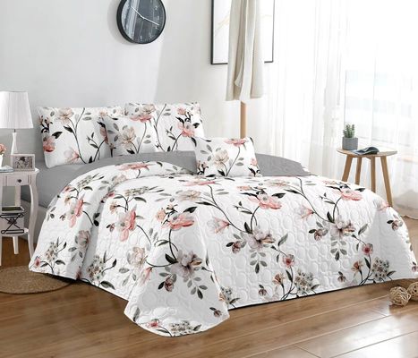 Set de ropa de cama de cama de uso doméstico personalizado con tecnología de costura ultrasónica