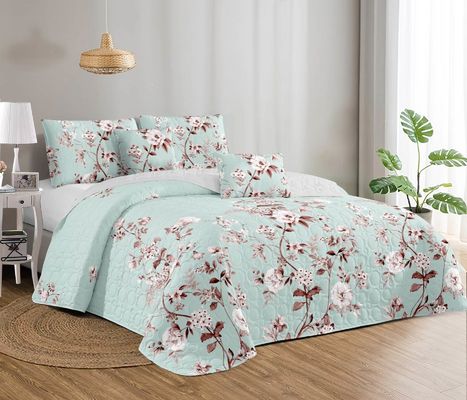 Set de ropa de cama de cama de uso doméstico personalizado con tecnología de costura ultrasónica