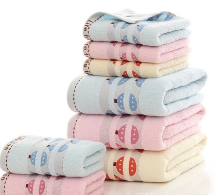 Conjunto de toallas Cuadrado Hotel de lujo bordado personalizado grueso baño súper suave baño 100% algodón