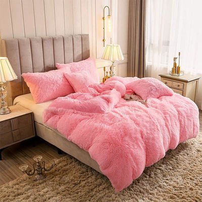 Camisetas de cristal de terciopelo de peluche de cuatro piezas con 100% de fibra de poliéster