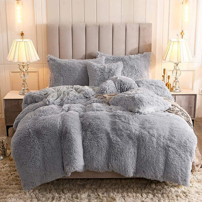 Camisetas de cristal de terciopelo de peluche de cuatro piezas con 100% de fibra de poliéster