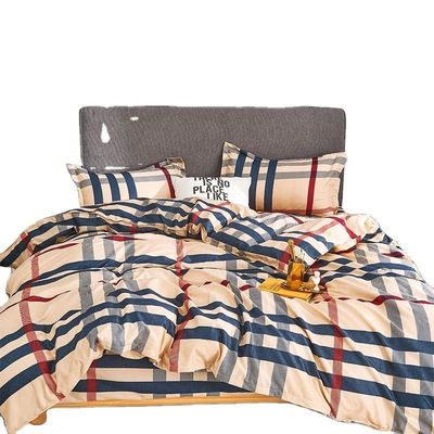 Real suave 100% de poliéster dibujos animados de la cama de comodidad de la cubierta de la cama de microfibra cepillado