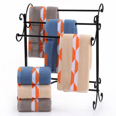 Casa Hotel de lujo bordado personalizado grueso Super suave baño baño 100% de algodón Toallas de juego