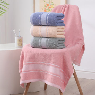Tejido ultrablando para toallas de baño en material de algodón teñido