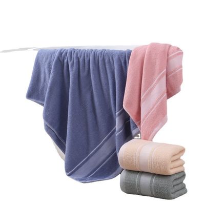 Tejido ultrablando para toallas de baño en material de algodón teñido