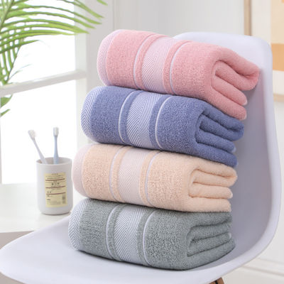 Tejido ultrablando para toallas de baño en material de algodón teñido