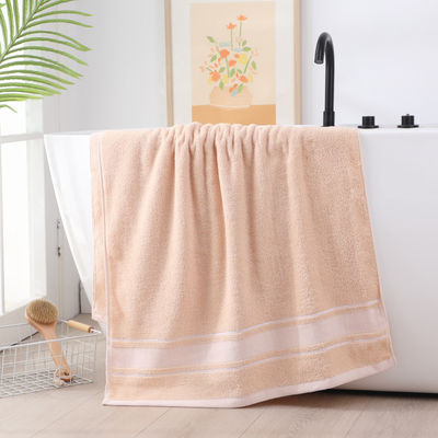 Tejido ultrablando para toallas de baño en material de algodón teñido