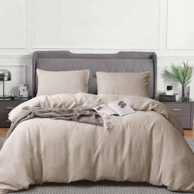 Sostenible 100% natural de lino puro de cáñamo 170 Gsm de lino de manta de cama