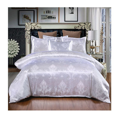 Oeko-tex Certified Europe Style Jacquard Satin Silk Comforter Sets para ropa de cama de hotel