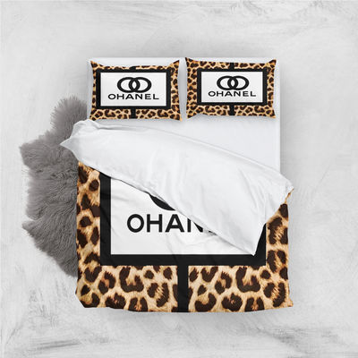 Set de ropa de cama estilo hotel de lujo tamaño rey 100% poliéster 3D Impreso