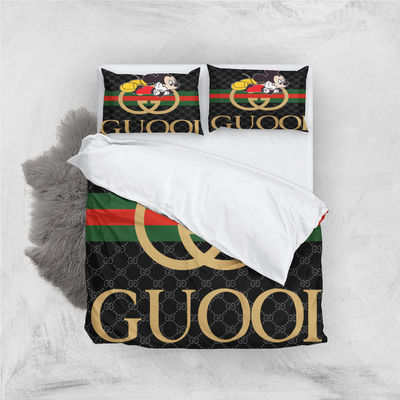 Set de ropa de cama estilo hotel de lujo tamaño rey 100% poliéster 3D Impreso