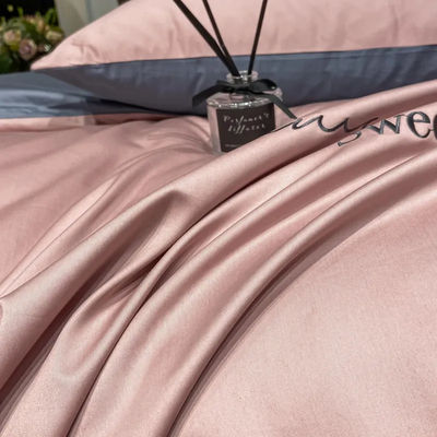 Lyocell Geométrico 100% Tencel Set de ropa de cama con diseño de rayas Set de cubierta de edredón personalizado